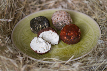 homemade spiced cottage cheese balls