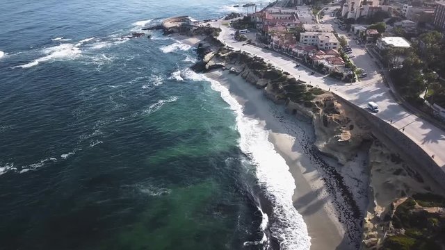 San Diego coast in southern California 