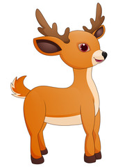 Cute deer cartoon