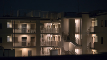 マンション 夜景