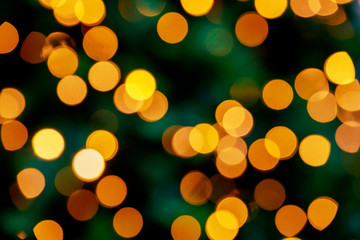 Abstract blue bokeh texture on black background