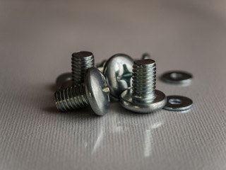 Fototapeta premium Screws and washers