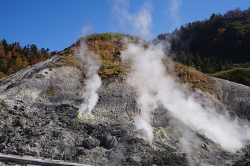 Tamagawa hot springs,Akita,Japan