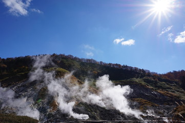 Tamagawa hot springs,Akita,Japan