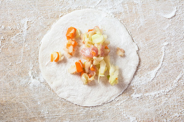 Chinese New Year dumplings