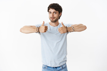 Guy accepting plan being eager to start working on new cool project giving positive opinion, liking...