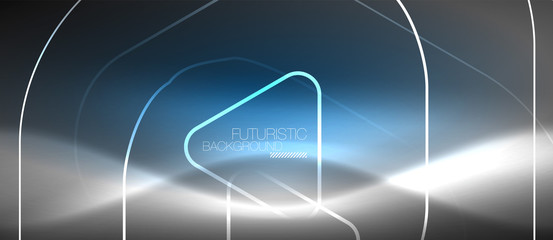 Naklejka premium Vector neon color abstract background