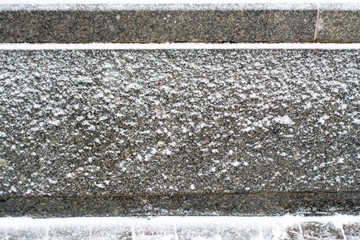 Fototapeta premium Snow covered granite texture