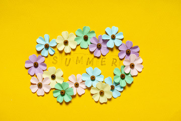 colorful paper flowers