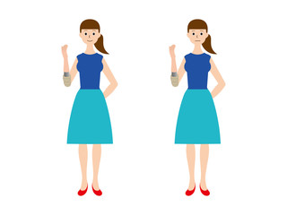 義手の女性