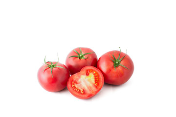 Tomatoes with a sprig of