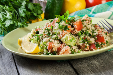Tabbouleh salad with couscous
