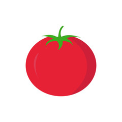 Tomato on white background for graphic and web design, Modern simple vector sign. Internet concept. Trendy symbol for website design web button or mobile app