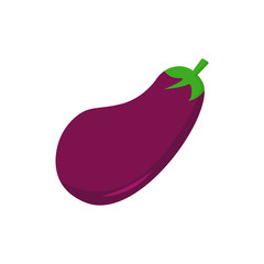 Eggplant icon on white background for graphic and web design, Modern simple vector sign. Internet concept. Trendy symbol for website design web button or mobile app