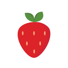 Strawberry icon on white background for graphic and web design, Modern simple vector sign. Internet concept. Trendy symbol for website design web button or mobile app