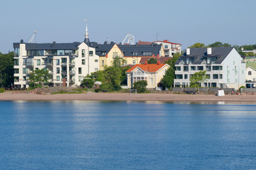 Architecture of modern Hanko. Finland