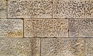 Colorful stone wall background