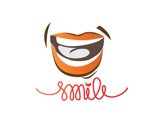 The word of Smile logo
