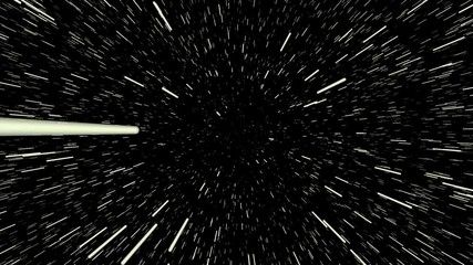 Stars War Zoom Hyperzoom space warp effect, Time travel, light year galaxy warp
