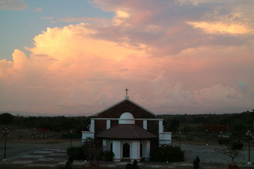Fototapeta premium Sunset Chapel