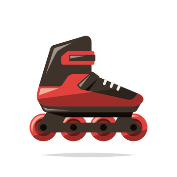 Inline skates vector isolated