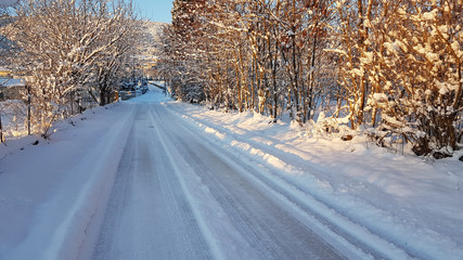 winter snow ice frost Ioannina greece