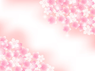 桜の背景イラスト