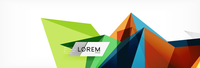 Science background. Abstract triangle pattern. Vector abstract geometric template