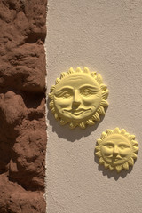 venetian mask on the wall