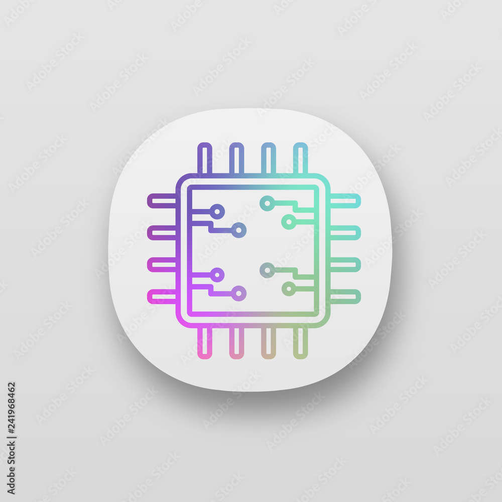 Poster processor with electronic circuits app icon