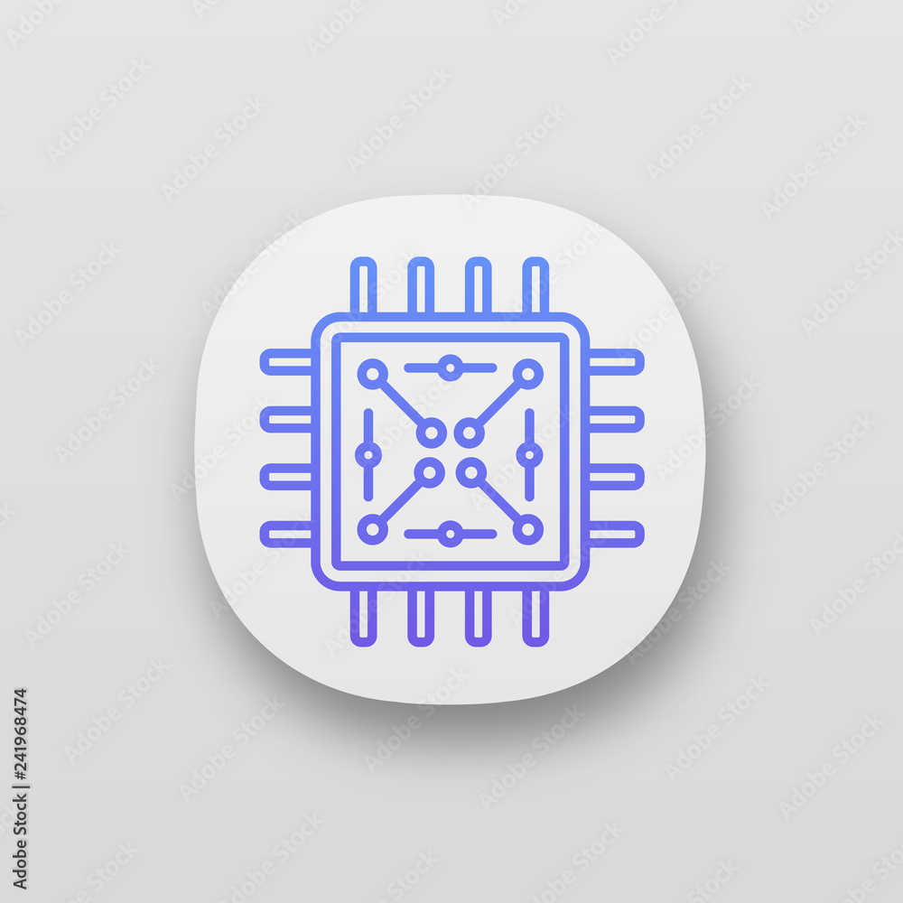 Poster processor with electronic circuits app icon