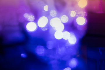 Blue blurred light background