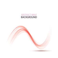 Vector Abstract pink curved lines background. Template brochure design.