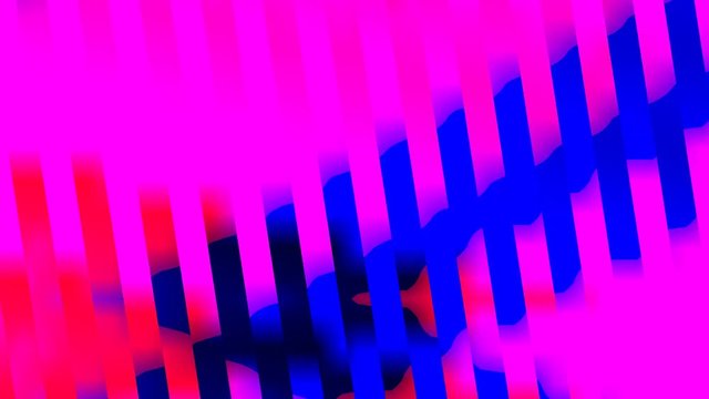 Glitched horizontal stripes. Illustration of colorful night lights. Abstract background with a digital signal error and collapsing data. Element of design.