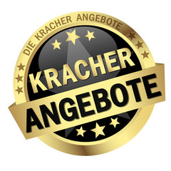Button with Banner Kracherangebote