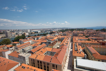 Obraz premium City of Zadar Dalmatia region of Croatia