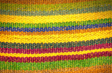 Obraz premium Macro color fabric texture can use for background