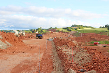 Road Bypass construction site