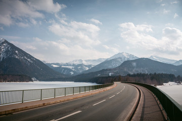 Br&uuml;cke Sylvensteinsee