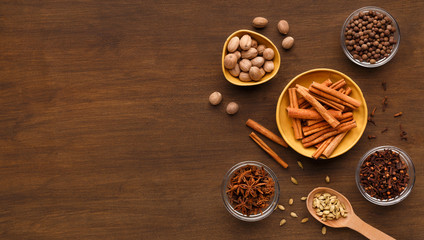 Spices winter collection concept