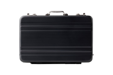 black case for money isolated on a white background, business accessories