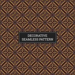 Obraz premium Batik Seamless Decorative Pattern Background