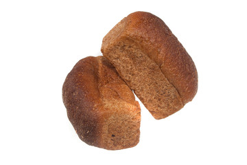 bread isolated on white background