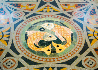 mosaic, zodiac sign