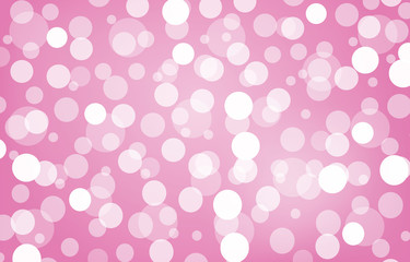Pink Light Circle Dots Bokeh Effect Dynamic Background