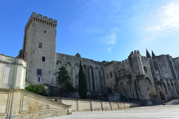 Fototapeta na wymiar Papstpalast (Avignon)