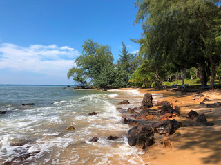 fantastically beautiful beach in Phu Quoc island in Vietnam calling Mango Bay