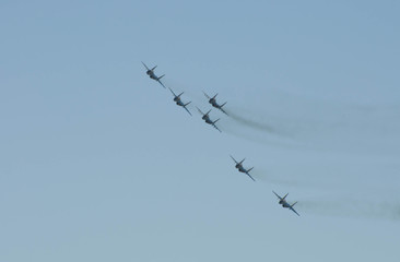 plane in the sky