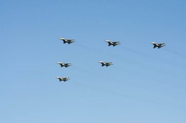 airplane in the sky