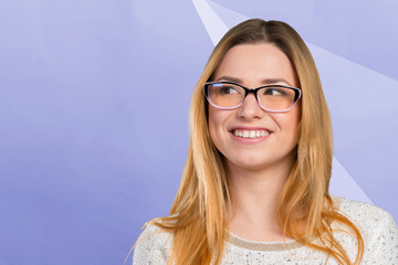 Fototapeta premium business woman in glasses